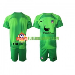 Camisola Júnior Atlético Madrid Guarda-redes Principais Equipamento 2022-2023 Manga Curta