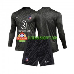 Camisola Júnior Atlético Madrid Guarda-redes Principais Equipamento 2024-2025 Manga Comprida