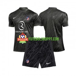 Camisola Júnior Atlético Madrid Guarda-redes Principais Equipamento 2024-2025 Manga Curta