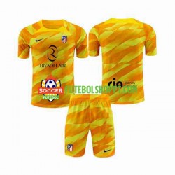 Camisola Júnior Atlético Madrid Orangecolor Guarda-redes 2023-2024 Manga Curta