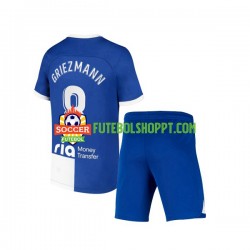 Camisola Júnior Atlético Madrid Griezmann 8 120 Anniversary Principais Equipamento 2022-2023 Manga Curta Camisola Júnior Atlético Madrid Griezmann 8 120 Anniversary Principais Equipamento 2022-2023 Manga Curta