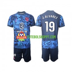 Camisola Júnior Atlético Madrid J.Alvarez 19 Terceiro Equipamento 2024-2025 Manga Curta