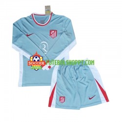 Camisola Júnior Atlético Madrid Alternativa Equipamento 2024-2025 Manga Comprida