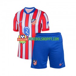 Camisola Júnior Atlético Madrid Principais Equipamento 2024-2025 Manga Curta