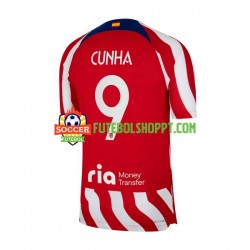 Camisola Homem Atlético Madrid Matheus Cunha 9 Principais Equipamento 2022-2023 Manga Curta