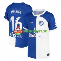Camisola Homem Atlético Madrid Molina 16 120 Anniversary Principais Equipamento 2022-2023 Manga Curta