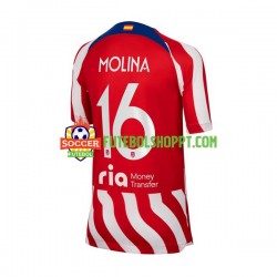 Camisola Homem Atlético Madrid Nahuel Molina 16 Principais Equipamento 2022-2023 Manga Curta
