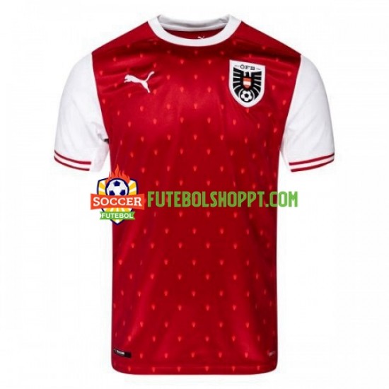 Camisola Homem Áustria Principais Equipamento 2021-2022 Manga Curta