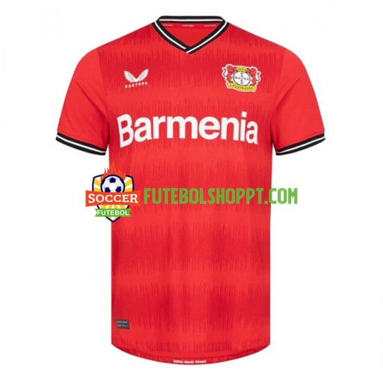 Camisola Homem Bayer 04 Leverkusen Principais Equipamento 2022-2023 Manga Curta