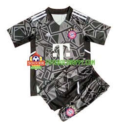 Camisola Júnior Bayern de Munique Guarda-redes Alternativa Equipamento 2022-2023 Manga Curta