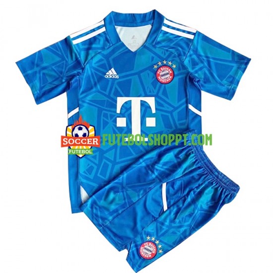Camisola Júnior Bayern de Munique Guarda-redes Quarto Equipamento 2022-2023 Manga Curta