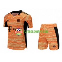 Camisola Júnior Bayern de Munique Guarda-redes Principais Equipamento 2021-2022 Manga Curta