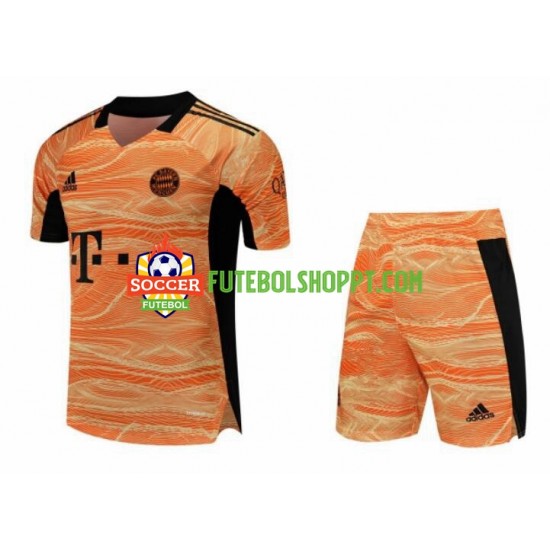 Camisola Júnior Bayern de Munique Guarda-redes Principais Equipamento 2021-2022 Manga Curta