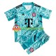 Camisola Júnior Bayern de Munique Guarda-redes Principais Equipamento 2022-2023 Manga Curta