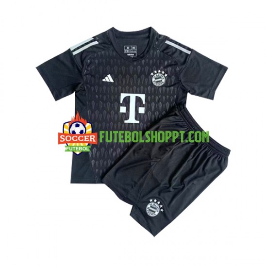 Camisola Júnior Bayern de Munique Guarda-redes Principais Equipamento 2023-2024 Manga Curta