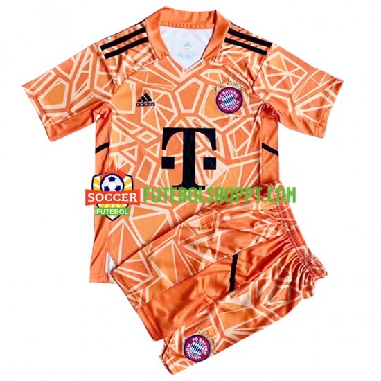 Camisola Júnior Bayern de Munique Guarda-redes Terceiro Equipamento 2022-2023 Manga Curta