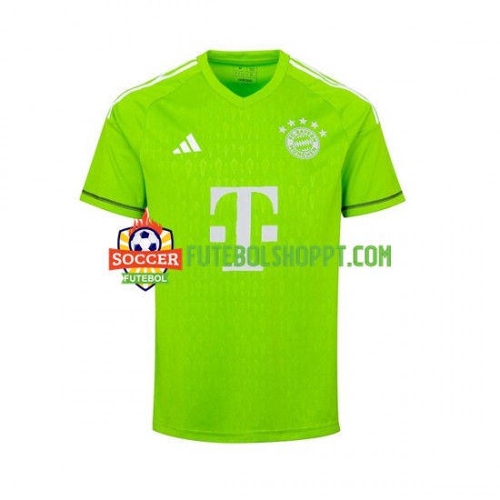 Camisola Homem Bayern de Munique Manuel Neuer 1 Guarda-redes Alternativa Equipamento 2023-2024 Manga Curta