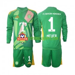 Camisola Júnior Bayern de Munique Manuel Neuer 1 Guarda-redes Quarto Equipamento 2024-2025 Manga Comprida
