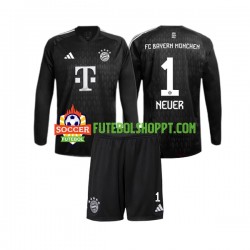 Camisola Júnior Bayern de Munique Manuel Neuer 1 Guarda-redes Principais Equipamento 2023-2024 Manga Comprida Camisola Júnior Bayern de Munique Manuel Neuer 1 Guarda-redes Principais Equipamento 2023-2024 Manga Comprida
