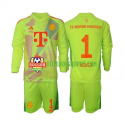 Camisola Júnior Bayern de Munique Manuel Neuer 1 Guarda-redes Principais Equipamento 2024-2025 Manga Comprida
