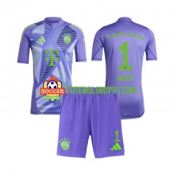 Camisola Júnior Bayern de Munique Neuer 1 Guarda-redes Alternativa Equipamento 2024-2025 Manga Curta