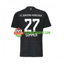 Camisola Homem Bayern de Munique Yann Sommer 27 Guarda-redes Principais Equipamento 2023-2024 Manga Curta