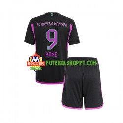 Camisola Júnior Bayern de Munique Harry Kane 9 Alternativa Equipamento 2023-2024 Manga Curta