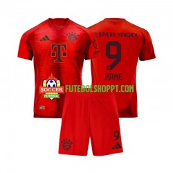 Camisola Júnior Bayern de Munique Harry Kane 9 Principais Equipamento 2024-2025 Manga Curta