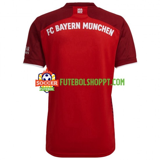 Camisola Homem Bayern de Munique Principais Equipamento 2021-2022 Manga Curta