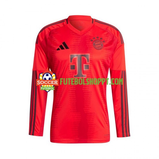 Camisola Homem Bayern de Munique Principais Equipamento 2024-2025 Manga Comprida