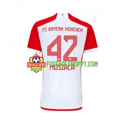 Camisola Homem Bayern de Munique Jamal Musiala 42 Principais Equipamento 2023-2024 Manga Curta