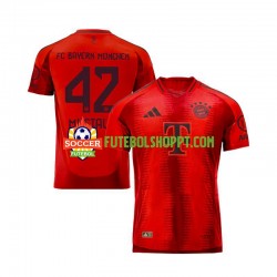 Camisola Homem Bayern de Munique Jamal Musiala 42 Principais Equipamento 2024-2025 Manga Curta