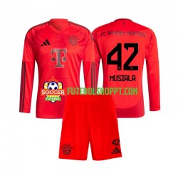 Camisola Júnior Bayern de Munique Jamal Musiala 42 Principais Equipamento 2024-2025 Manga Comprida