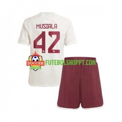 Camisola Júnior Bayern de Munique Jamal Musiala 42 Terceiro Equipamento 2023-2024 Manga Curta