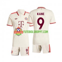 Camisola Júnior Bayern de Munique Kane 9 Terceiro Equipamento 2024-2025 Manga Curta