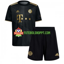 Camisola Júnior Bayern de Munique Alternativa Equipamento 2021-2022 Manga Curta
