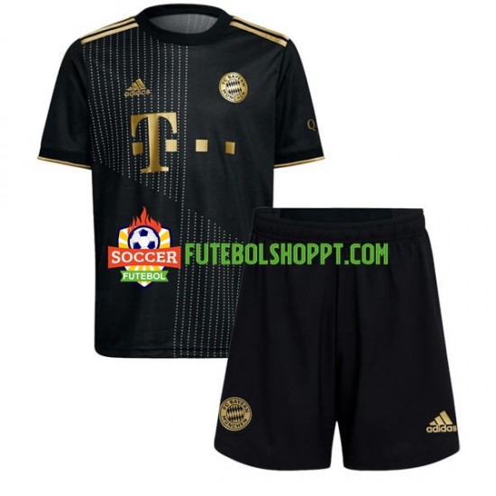 Camisola Júnior Bayern de Munique Alternativa Equipamento 2021-2022 Manga Curta