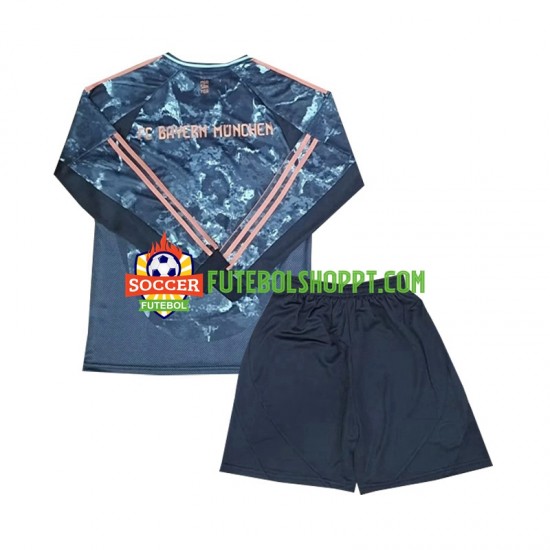 Camisola Júnior Bayern de Munique Alternativa Equipamento 2024-2025 Manga Comprida