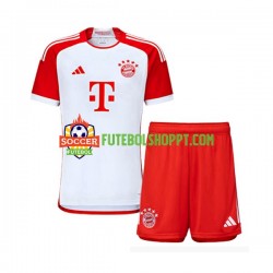Camisola Júnior Bayern de Munique Principais Equipamento 2023-2024 Manga Curta