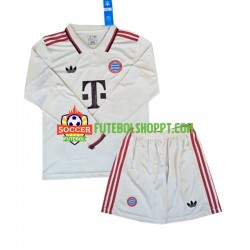 Camisola Júnior Bayern de Munique Terceiro Equipamento 2024-2025 Manga Comprida