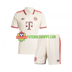 Camisola Júnior Bayern de Munique Terceiro Equipamento 2024-2025 Manga Curta