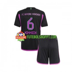 Camisola Júnior Bayern de Munique Kimmich 6 Alternativa Equipamento 2023-2024 Manga Curta