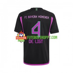 Camisola Homem Bayern de Munique Matthijs de Ligt 4 Alternativa Equipamento 2023-2024 Manga Curta