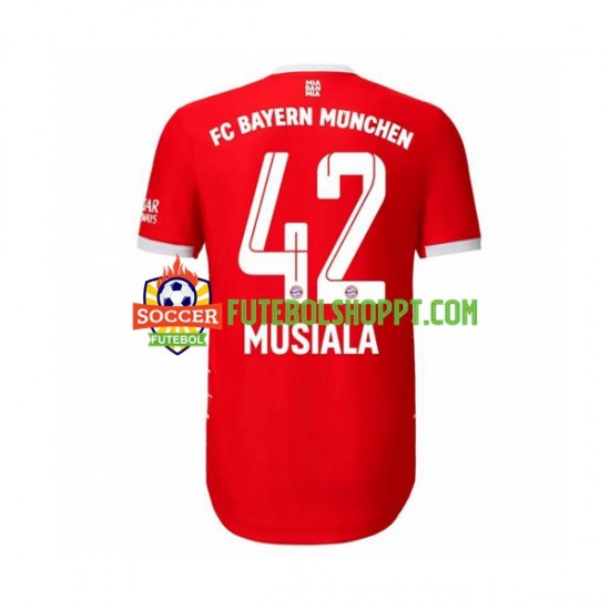 Camisola Homem Bayern de Munique Musiala 42 Principais Equipamento 2022-2023 Manga Curta