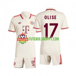 Camisola Júnior Bayern de Munique Olise 17 Terceiro Equipamento 2024-2025 Manga Curta