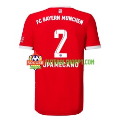 Camisola Homem Bayern de Munique Upamecano 2 Principais Equipamento 2022-2023 Manga Curta
