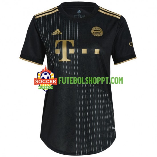 Camisola Mulher Bayern de Munique Alternativa Equipamento 2021-2022 Manga Curta