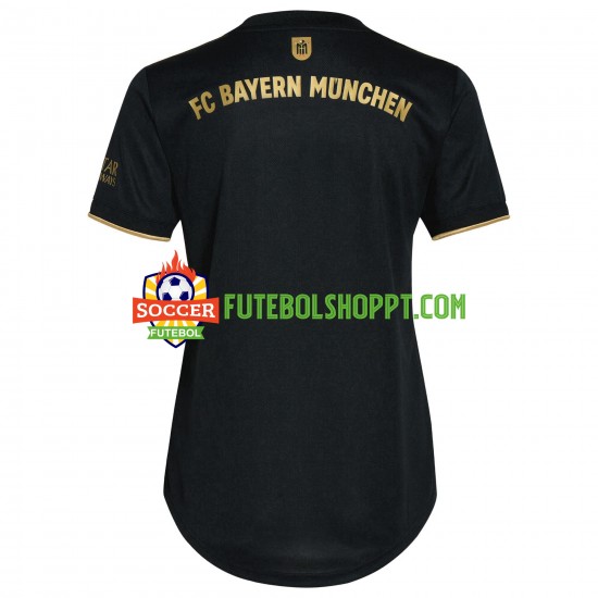 Camisola Mulher Bayern de Munique Alternativa Equipamento 2021-2022 Manga Curta