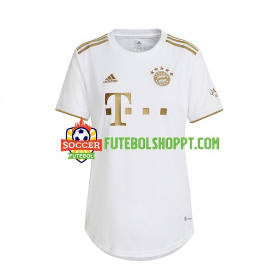 Camisola Mulher Bayern de Munique Alternativa Equipamento 2022-2023 Manga Curta