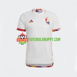Camisola Homem Bélgica Alternativa Equipamento Mundial 2022 Manga Curta
